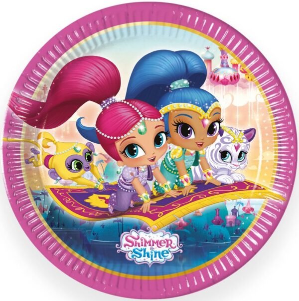 Shimmer & Shine 8 große Teller