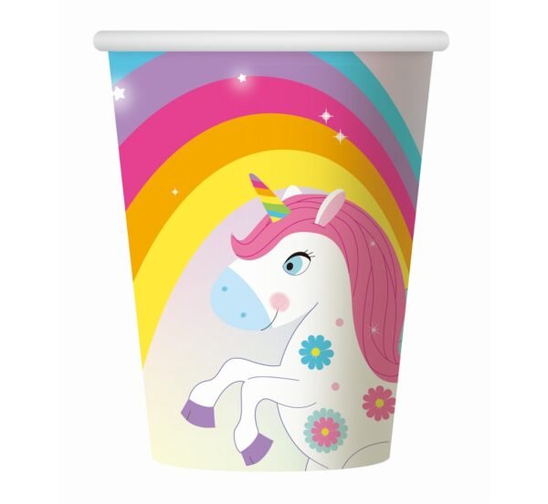 Einhorn Rainbow 6 Becher