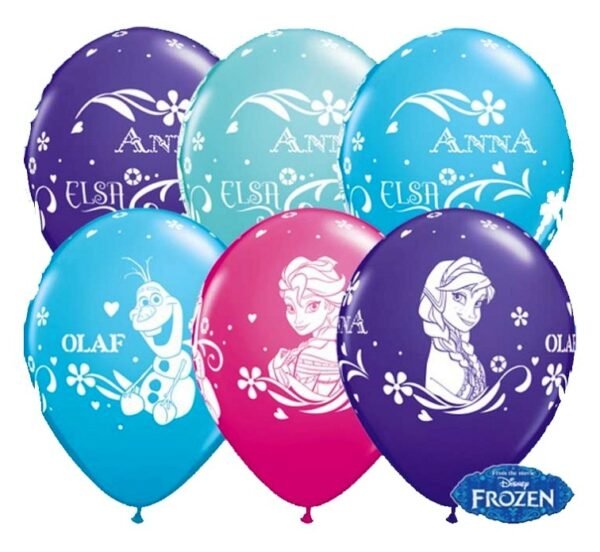 10 Luftballons Frozen bunt 26cm