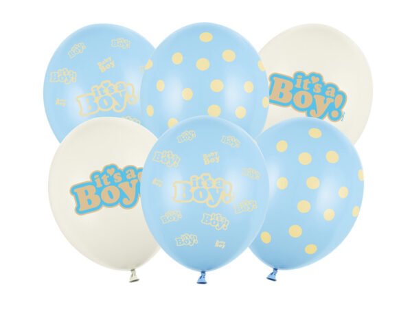 10 Luftballons It's a boy blau 30cm