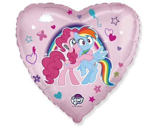 My little Pinkie & Rainbow Folienballon 45cm