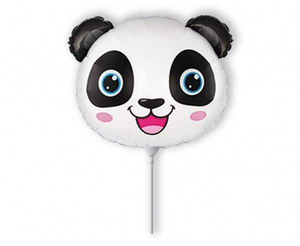 5 Folienballons Kleiner Panda Mini Shape