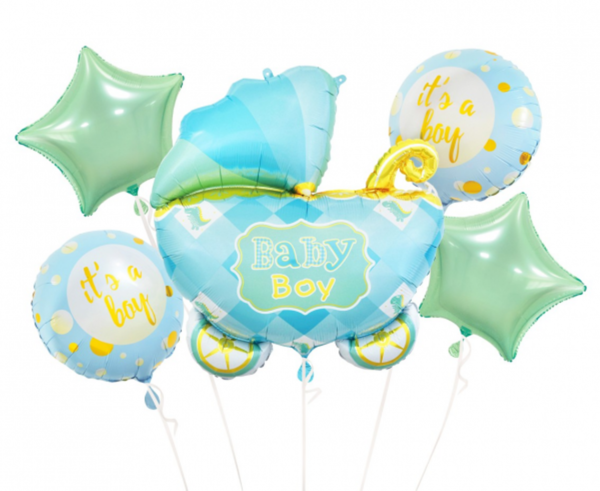 It's a boy Baby Shower Folienballon Set 5-teilig