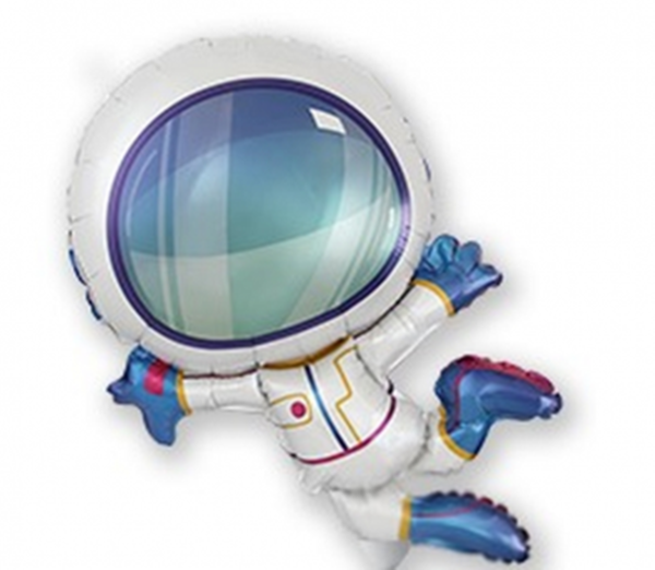 5 Folienballons Astronaut Mini Shape 35cm