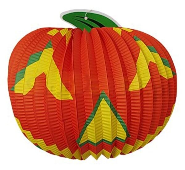 Lampion Kürbis Halloween 35x25cm