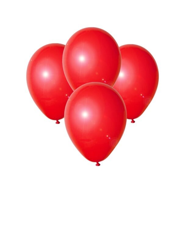 100 Luftballons Pastell rot 25cm